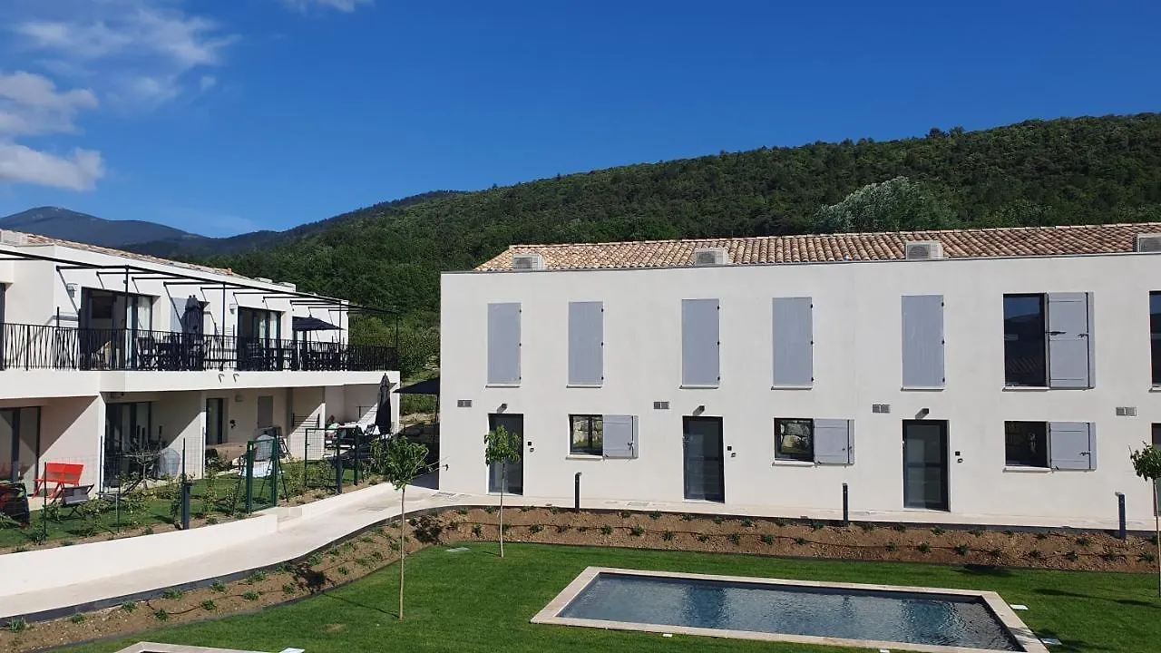 Apartmán Les Papillons Du Ventoux - Le Souci - Eenslaapkamerappartement Met Terras En Tuin Malaucène Francie